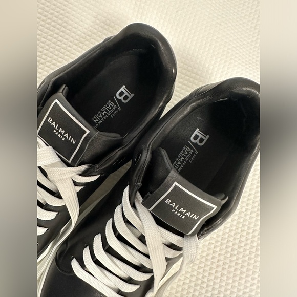 Balmain B-Court Sneakers, Size 39, Black - Picture 6 of 8